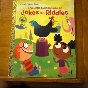 The Little Golden Book of Jokes and Riddles by Peggy Brown Children’s Book